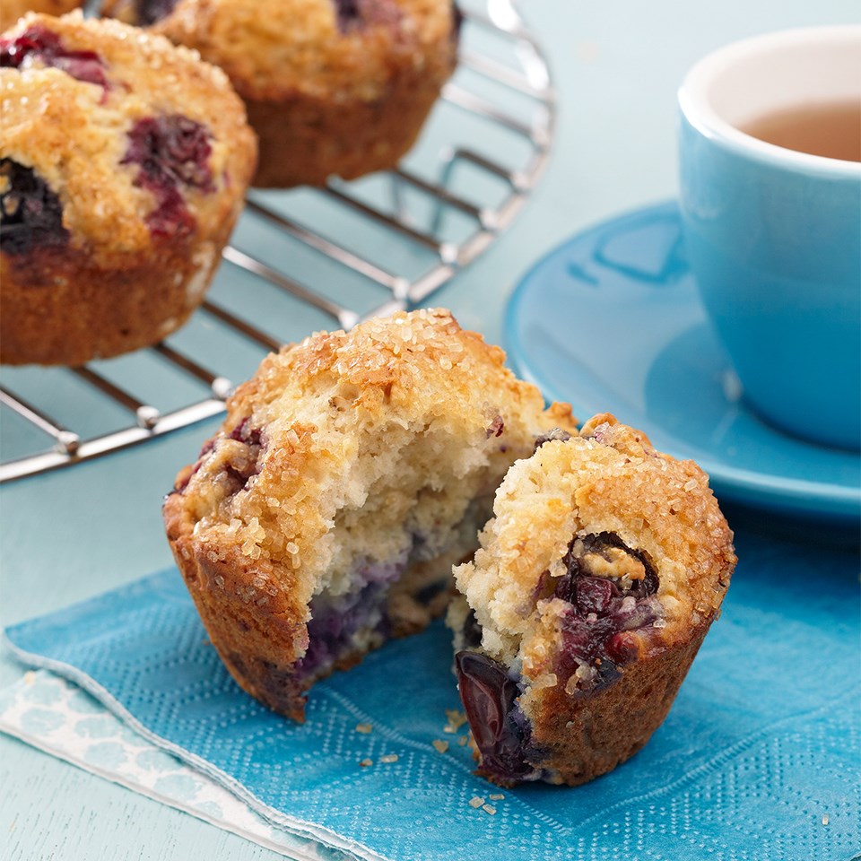Oatmeal Blueberry Muffins