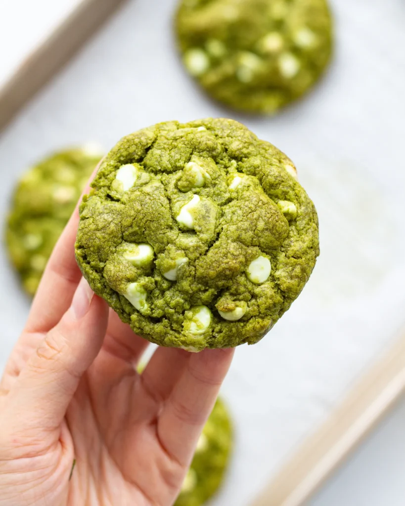 Matcha Choco Chip Cookies