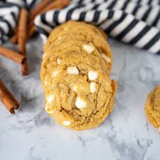 Pumpkin White Choco Cookies