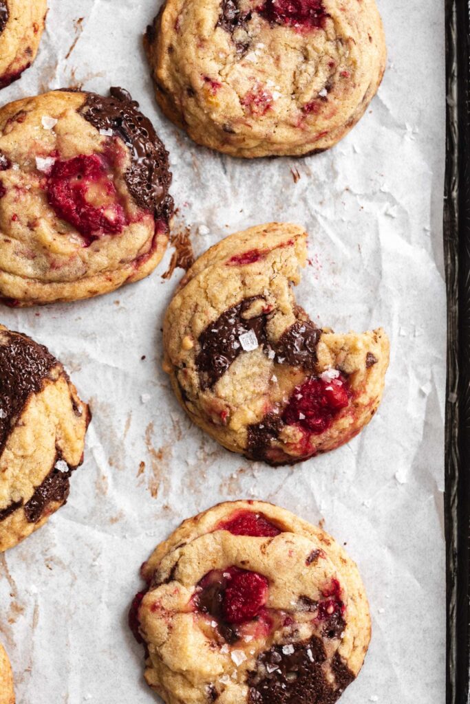 Raspberry Choco Chip Cookies
