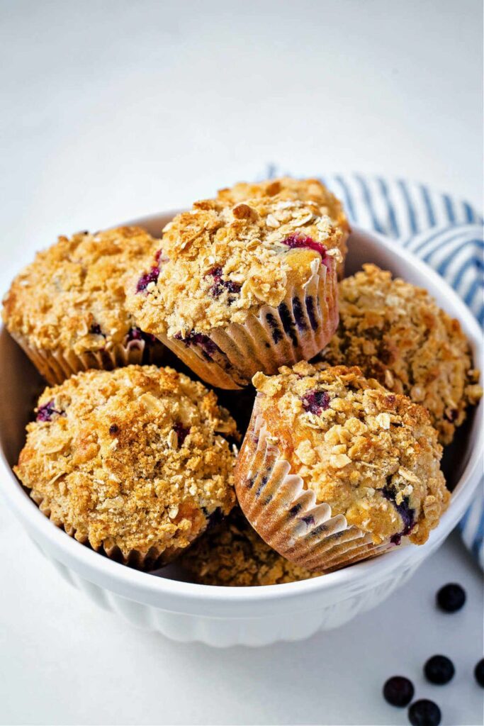 Oatmeal Blueberry Muffins
