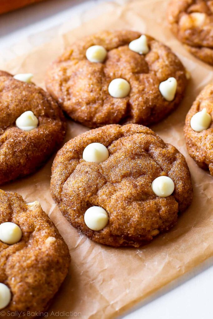 Pumpkin White Choco Cookies
