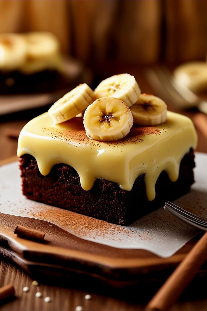 Banana Pudding Brownie