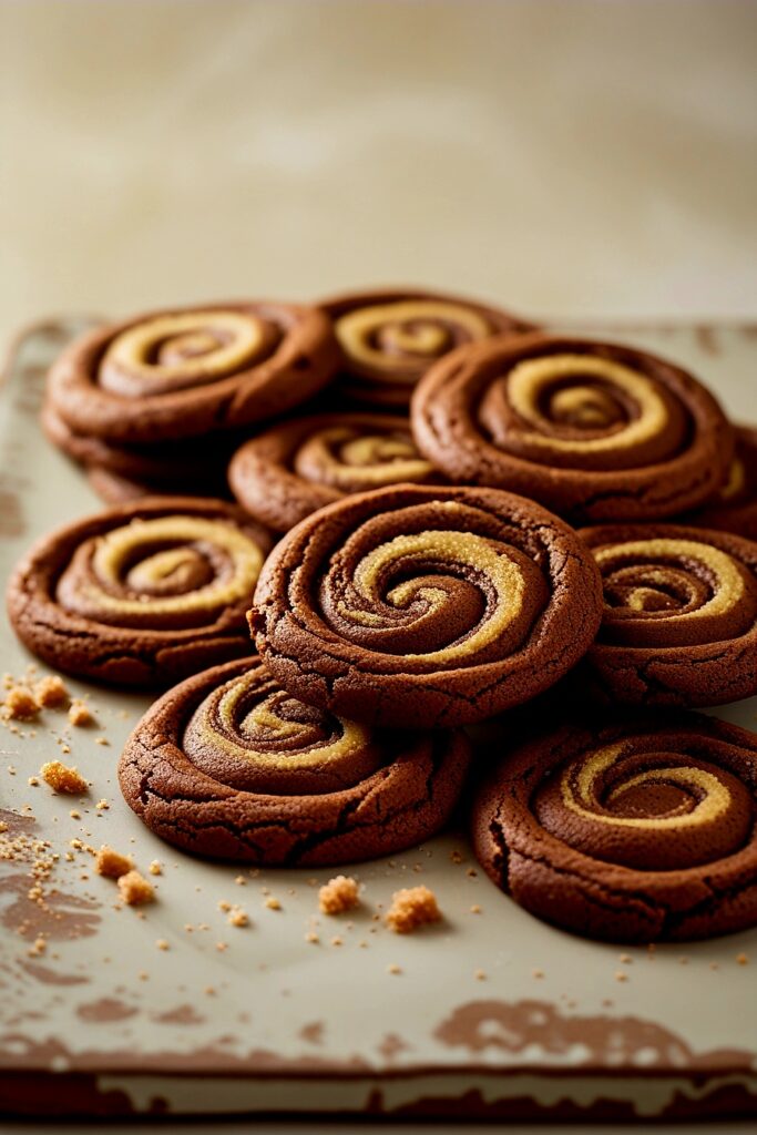 Buter Brownie Swirl Cookies