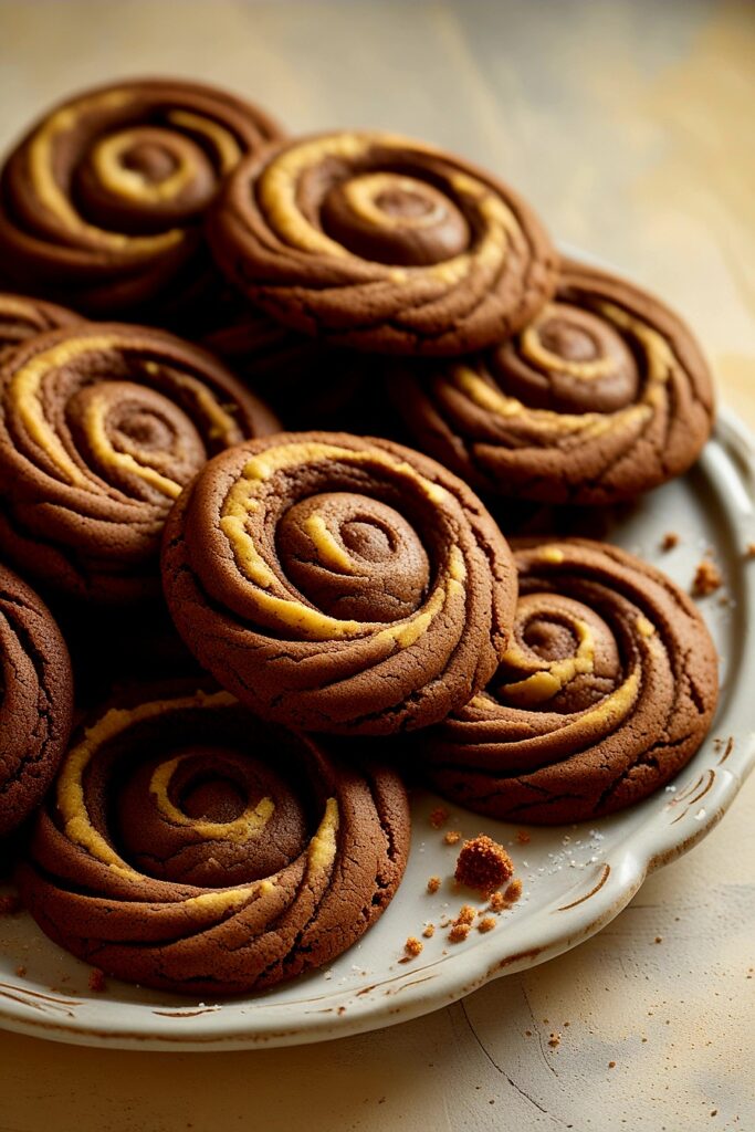 Buter Brownie Swirl Cookies