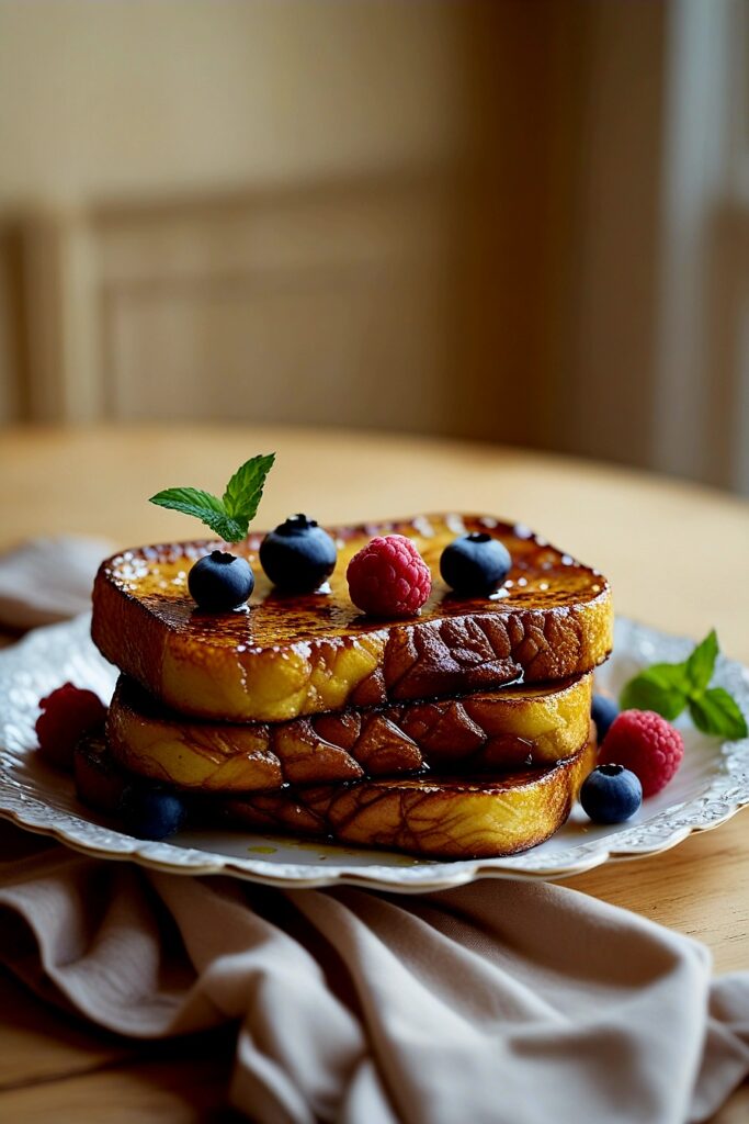 Overnight Crème Brûlée French Toast
