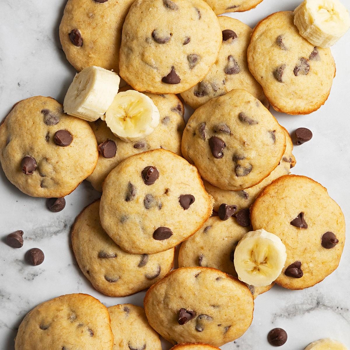 Banana Choco Chip Cookies