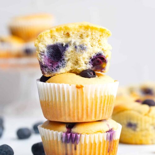 Low-Carb Blueberry Muffins