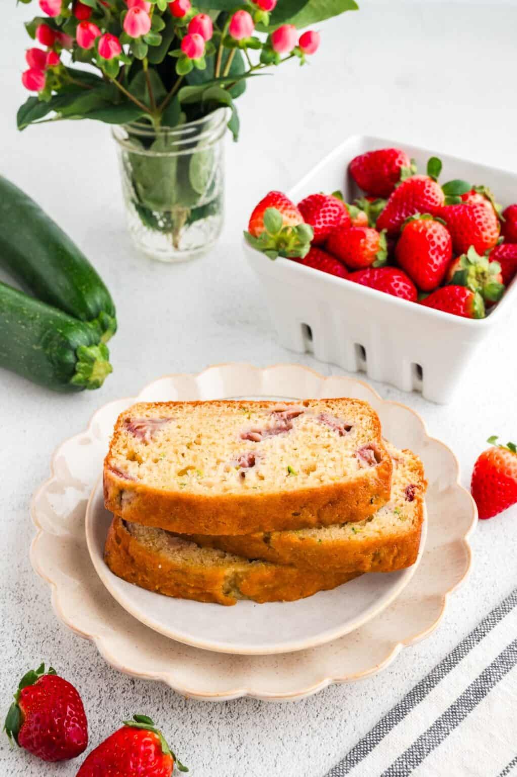 Strawberry Zucchini Bread