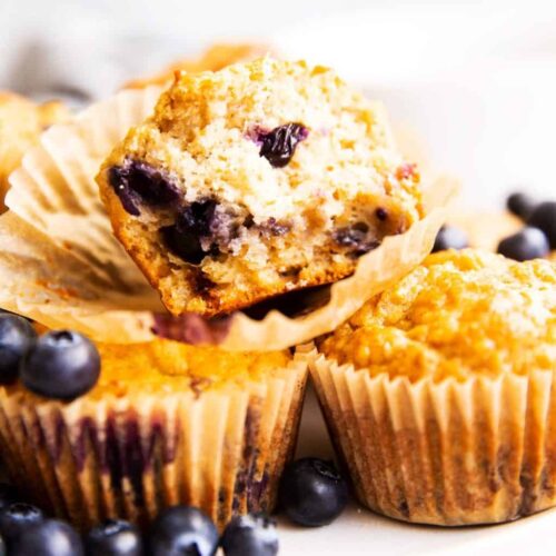 Oatmeal Blueberry Muffins