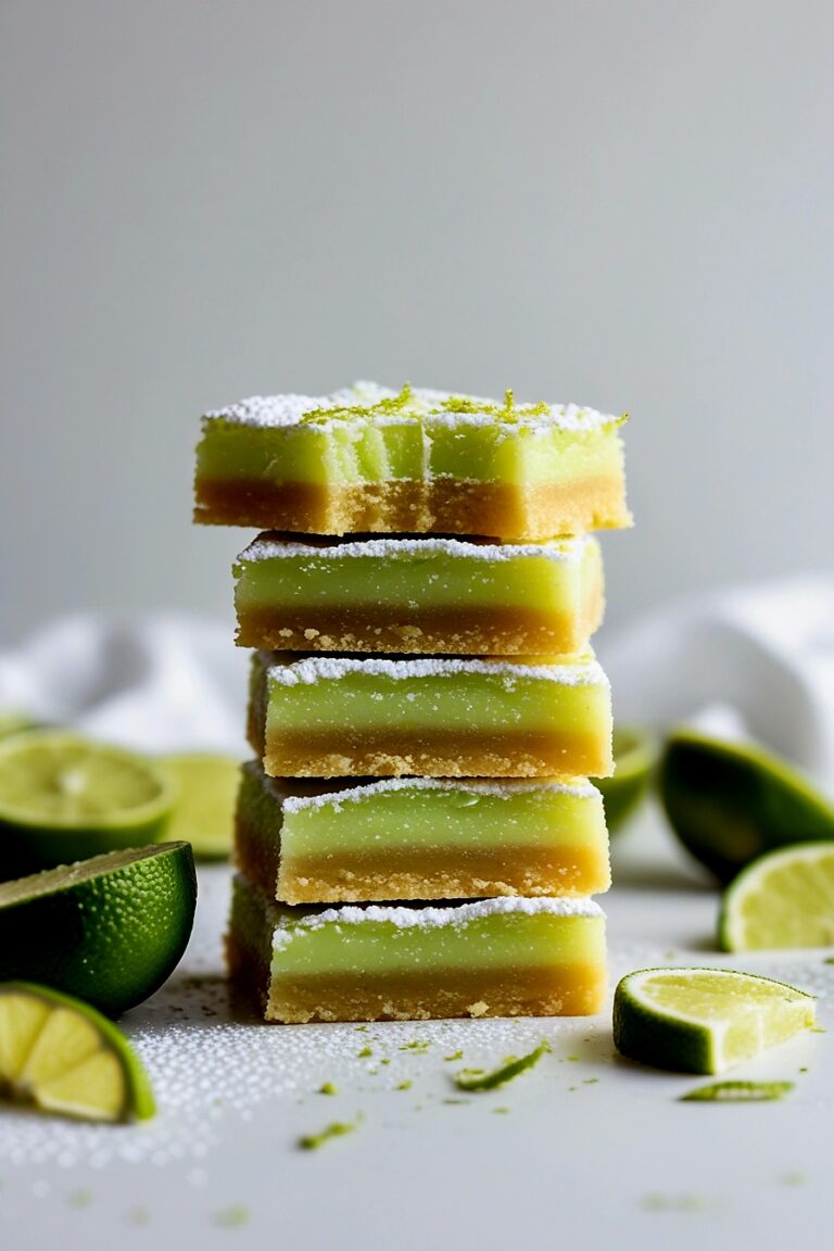 Bright And Tangy Lime Bars