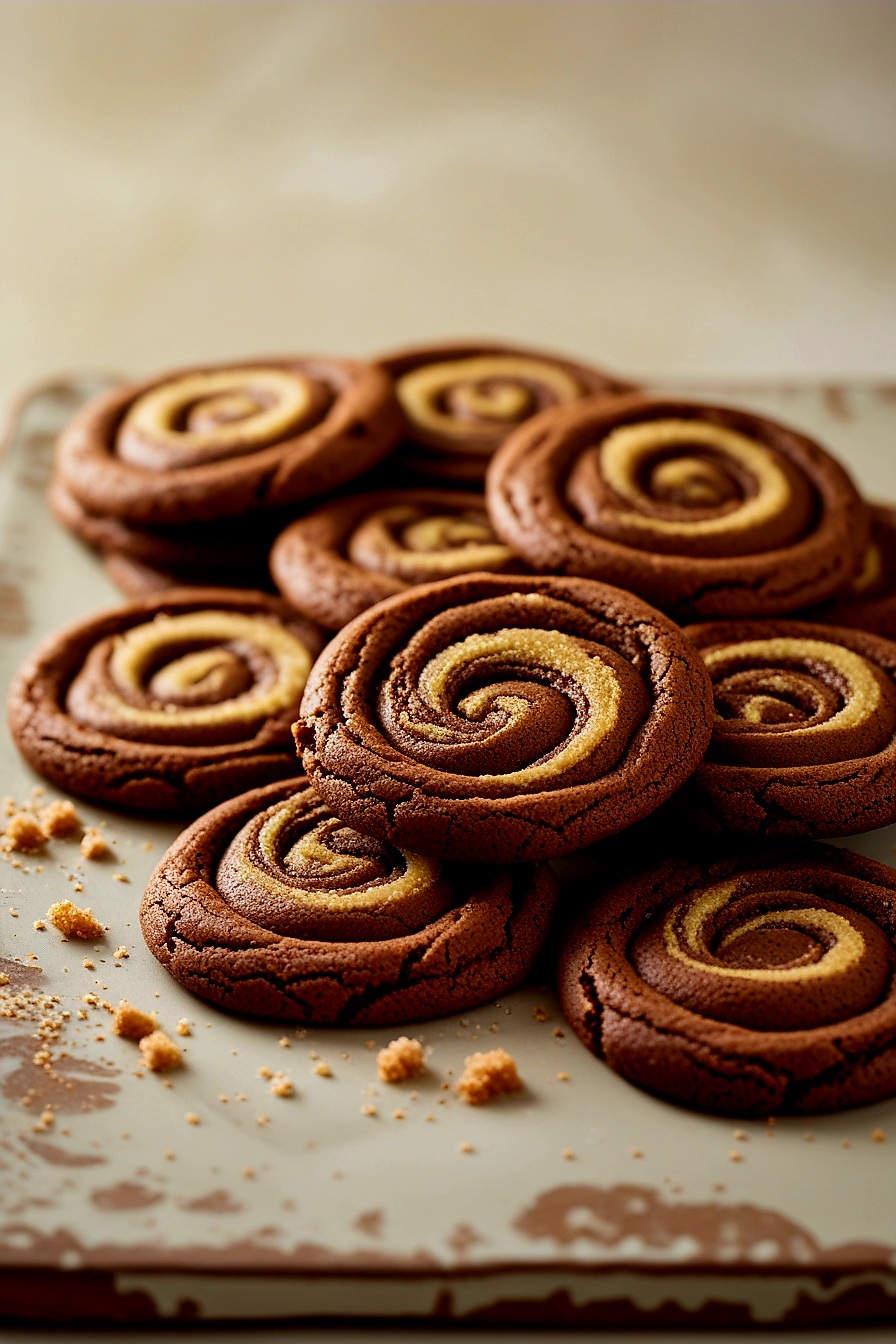 Buter Brownie Swirl Cookies