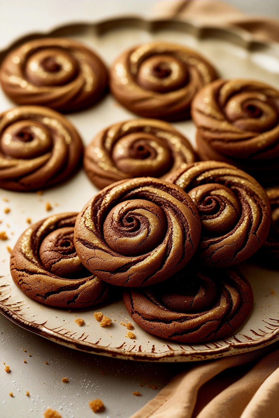 Buter Brownie Swirl Cookies