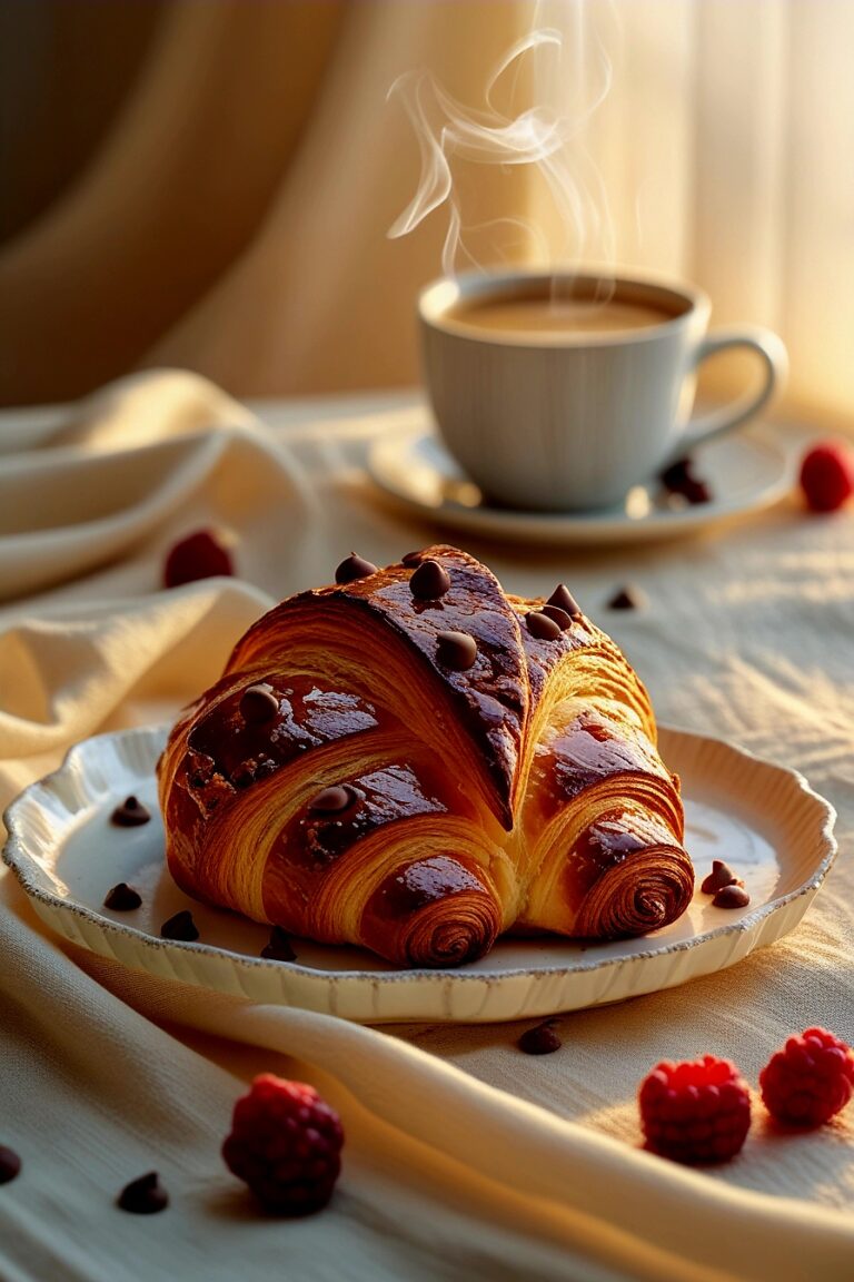 Chocolate Croissant Breakfast Bake