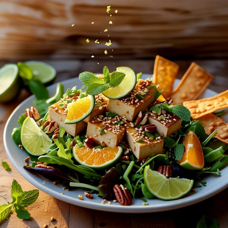Citrus Lime Tofu Salad