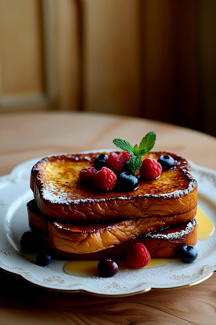 Overnight Crème Brûlée French Toast