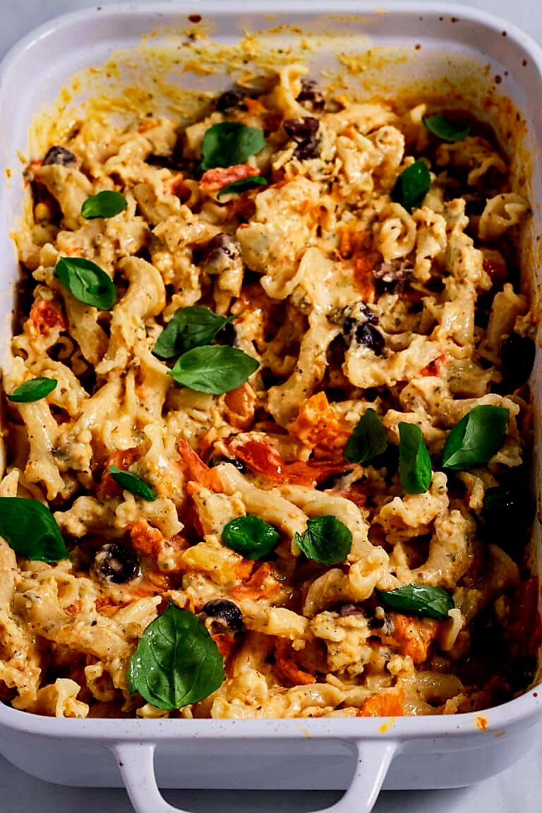 Vegan Baked Feta Pasta