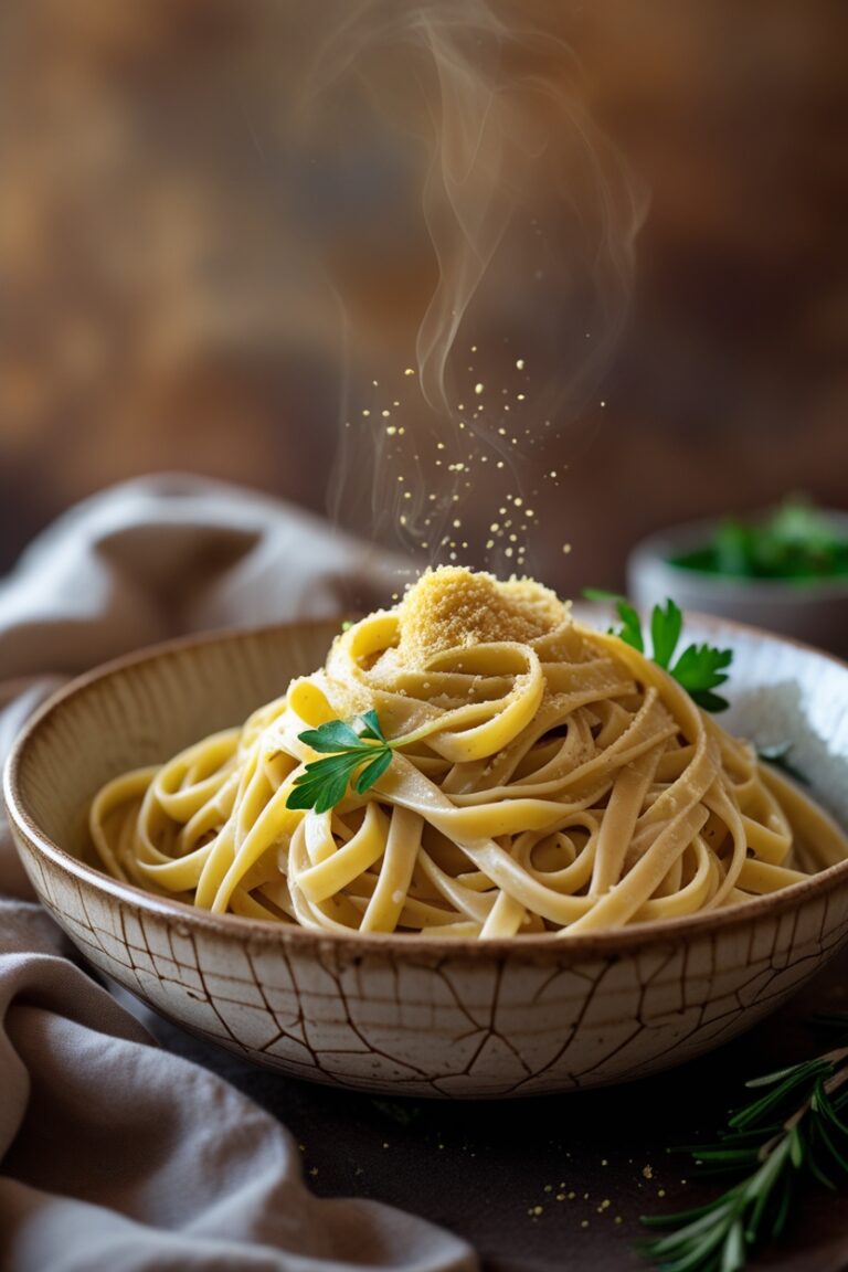 Vegan Fettuccine Alfredo