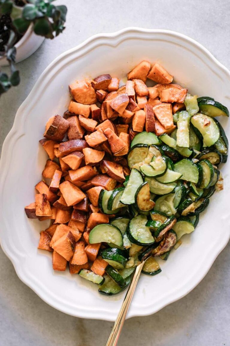 Sweet Potato Home Fries with Zucchini
